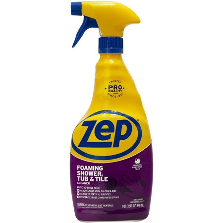Zep Foaming Shower Tub and Tile Cleaner 32 ounce ZUPFTT32 Pack of 2