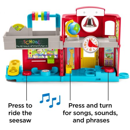 Little People Friendly School Interactive with Music & Sounds Doll Playsets