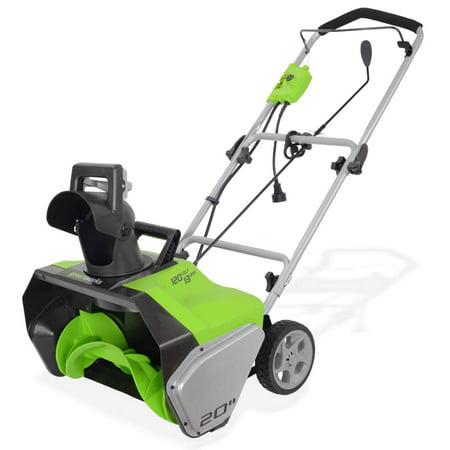 Greenworks 13 Amp 20 in. Corded Electric Snow Thrower, 2600502