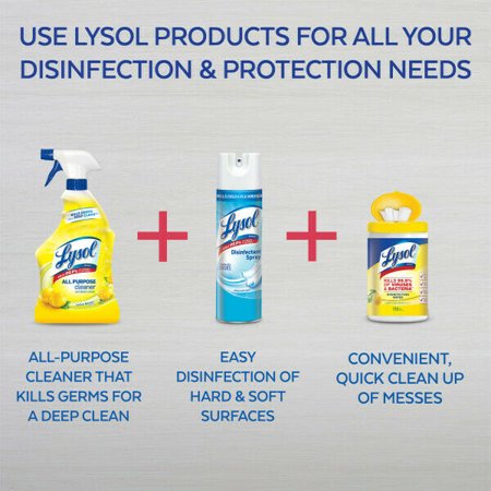 Lysol Multi-Purpose Cleaner w. Bleach 32 oz (Pack of 3)