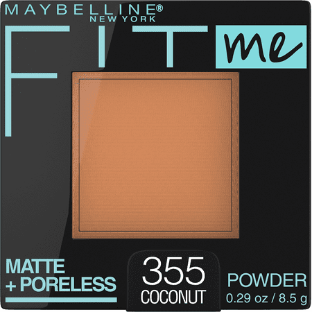 Maybelline Fit Me Matte + Poreless Pressed Face Powder Makeup, Coconut, 0.29 oz355 Coconut,