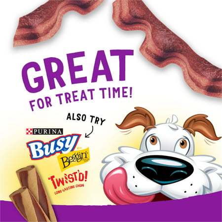 Purina Beggin' Strips Real Meat Dog Treats, Bacon & Beef Flavors, 48 oz. Pouch