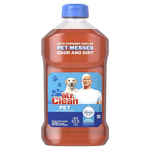 Mr. Clean All Purpose Multi-Surface Pet Liquid Cleaner 45oz with Febreze Odor Defense (Pack of 4)