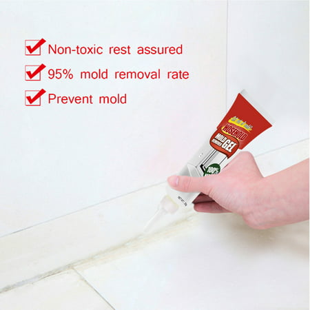 Yrtoes Cleaners Household Anti-mildew And Mildew Removal Agent Gel Tile Pool Wall Mold Detergent, Multicolor