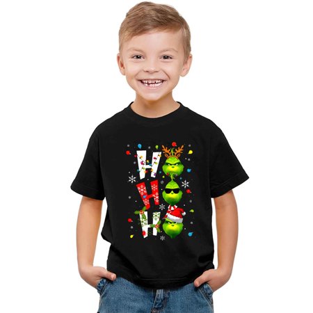 Grinch Merry Christmas Fashion Printed Custom Unisex Tshirt Merry Christmas Tops for Matching Family Plus Size XS-5XL, Child M