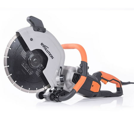 Evolution R300DCT 12 in. Electric Concrete Cut-Off Saw, Disc Cutter with 12 in. Diamond Blade (D300SEG-CS2) Included