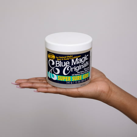 BlueMagic Organics Super Sure Gro Moisturizing Shine Enhancing Daily Conditioner with Vitamin E, 12 oz