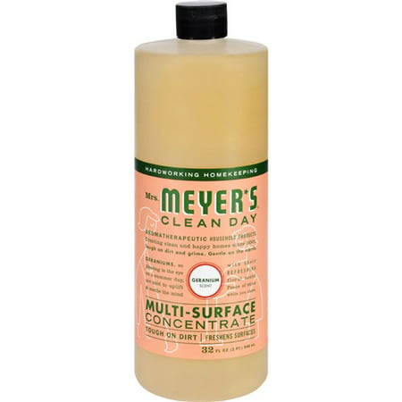 Mrs. Meyer's Multi Surface Concentrate - Geranium - 32 fl oz - Case of 6 Household Cleaners
