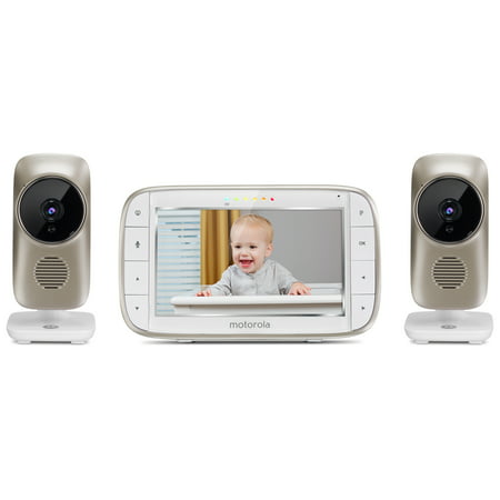 Motorola MBP845Connect-2, Wi-Fi Video Baby Monitor, 2 Cameras