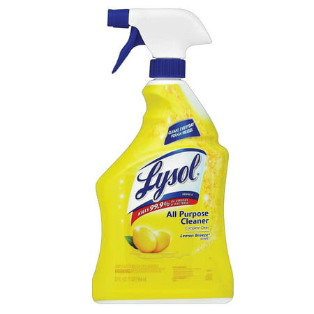 Lysol, RTU Lemon Breeze Disinfectant All Purpose Cleaner, 32 Oz.