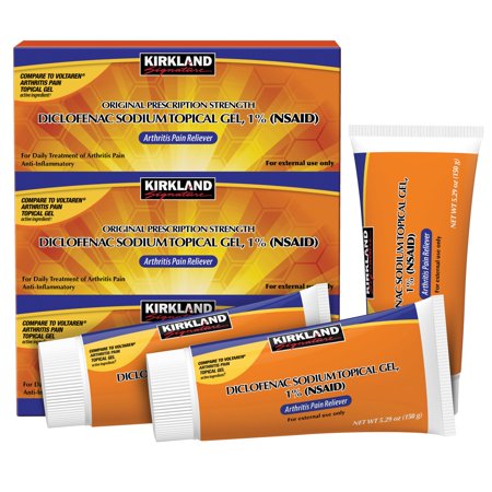 Kirkland Diclofenac Sodium Topical Arthritis Pain Gel 1%, 15.87 Ounces, Compare to Voltaren Active Ingredient