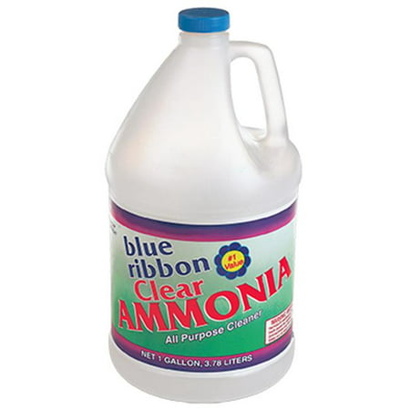 Rooto 10206 Blue Ribbon Clear Ammonia - Gallon, Pack Of 6