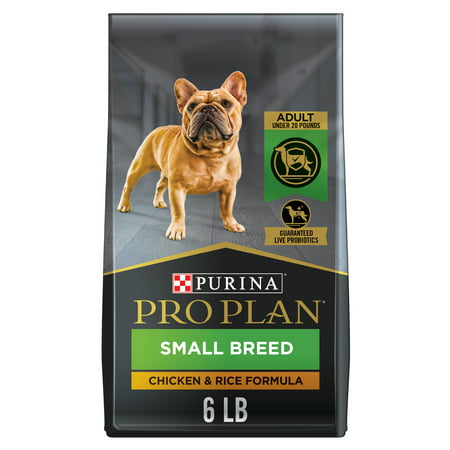 Purina Pro Plan High Protein Small Breed Dog Food, Chicken & Rice Formula, 6 lb. Bag, 6 lbs