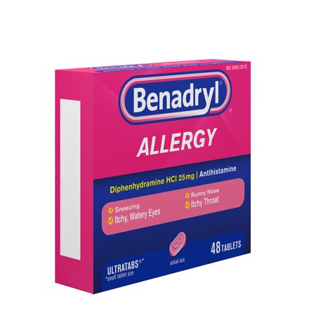 Benadryl Allergy Relief, Ultratab Tablets 48 ea