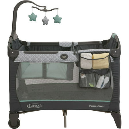 Graco Pack 'n Play Change 'n Carry Playard with Bassinet, ManorManor,