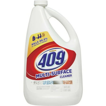 Formula 409 Multi-Surface Cleaner, Refill Bottle Liquid - 64 fl oz (2 quart) - Fresh Clean Scent - 1 Each - White