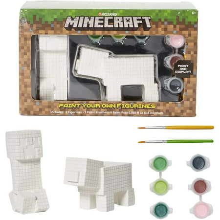 Minecraft Figurines DIY Paint Set Arts and Crafts for Kids