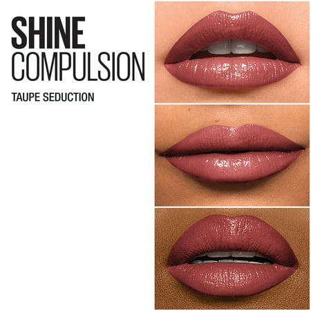 Maybelline Color Sensational Shine Compulsion Lipstick Makeup, Taupe Seduction, 0.1 oz.02 - Taupe Seduction 055,