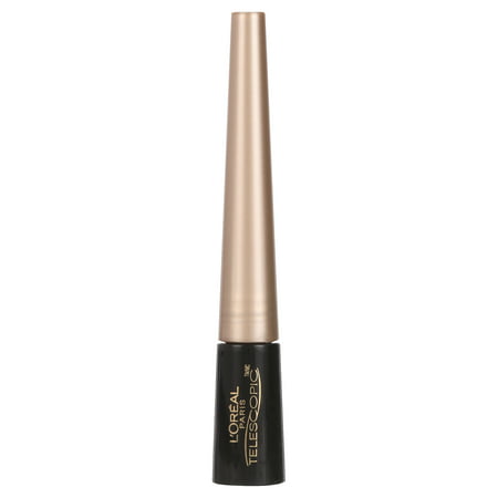 L'Oreal Paris Telescopic Precision Liquid Eyeliner, Black, 0.08 fl ozBlack,