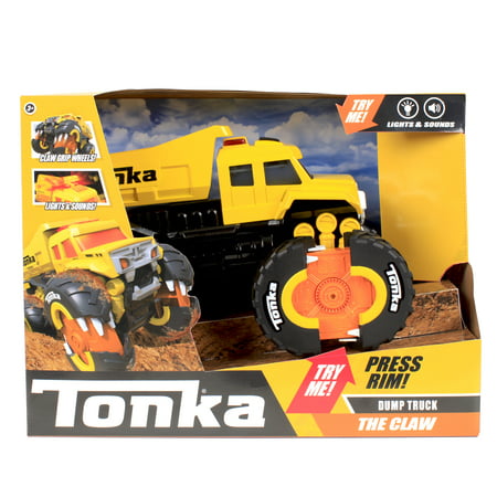 Tonka - The CLAW - Dump Truck - Lights and Sounds - Expandable Wheels