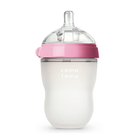 Comotomo Baby Bottle, Pink, 8 ozPink,
