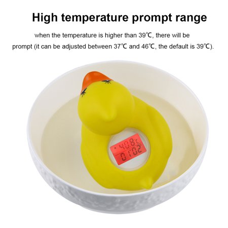 Bath Water Thermometer Bathroom Infant Baby Toy Rubber Duck for Children Shower Temperature Gauge