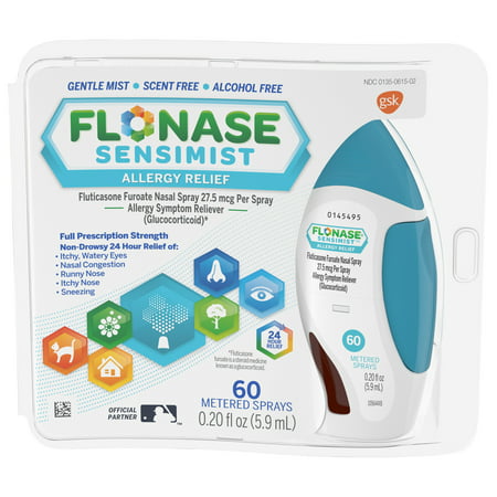 Flonase Sensimist Allergy Relief Nasal Spray, 60 Sprays, 3-Pack, 3 Pack