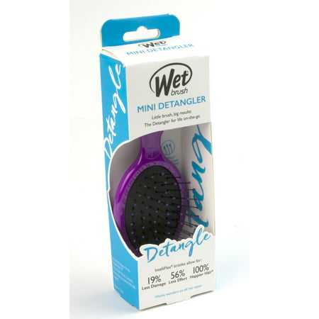 Wet Brush? Mini Detangler - Purple - On-the-Go DetanglingPurple,