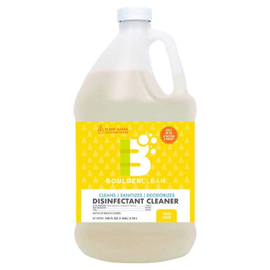 Boulder Clean Disinfectant Cleaner, Fresh Lemon, 128 fl oz