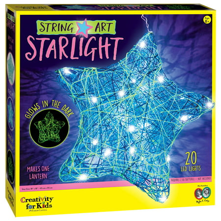 Creativity for Kids LED Light String Art Starlight Child Craft Kit for Boys and Girls