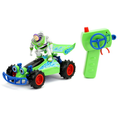 Disney Pixar Toy Story (1:24) Turbo Buggy Battery-Powered RC Car, Buzz Lightyear