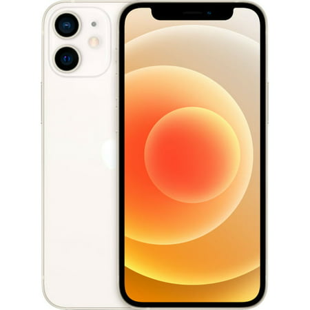 Restored Apple - iPhone 12 mini 5G 64GB AT&T Unlocked - White (Refurbished), White
