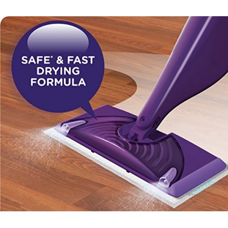 Swiffer Wet Jet, Spray Mop Floor Cleaner Multi-Purpose Solution, Gain Original, 42.2 oz, 2 pk