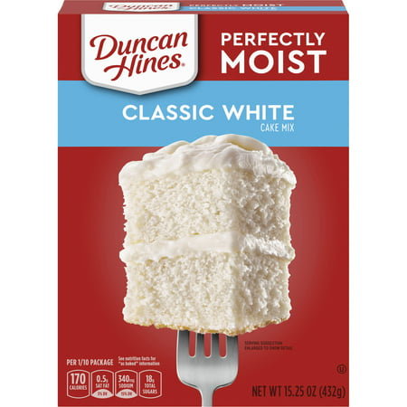 Duncan Hines Classic White Cake Mix, 15.25 Oz
