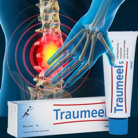 Heel Traumeel S Homeopathic 50g Topical Cream for Arthritis, Bursitis, Inflammatory & Muscular Pain Relief