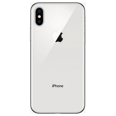 Apple iPhone X 64GB Unlocked GSM Phone w/ Dual 12MP Camera - Silver (Used)