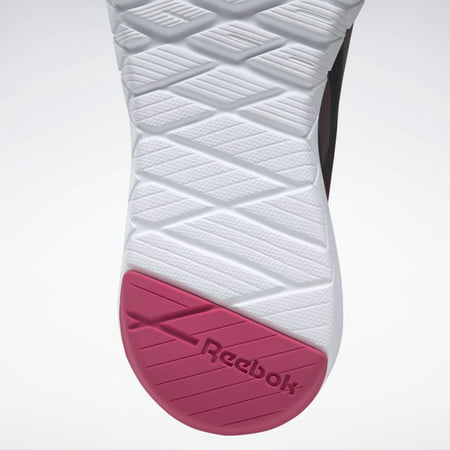 Reebok Flexagon Force 3 Wide D Women's Training Shoes, Core Black / Maroon / Pursuit Pink, 6