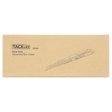 TACKLIFE Utility Knife, Safety And Durable Knife With Industrial Grade Stainless Steel Blade- BCH01