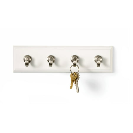 Command White Key Rail, Jumbo, 1 Key Rail, 6 Strips/Pack