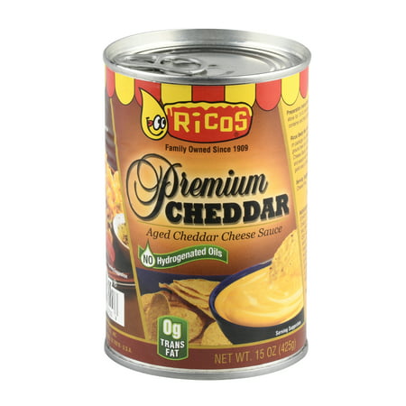 Ricos Premium Cheddar Aged Cheese Sauce, 15 oz