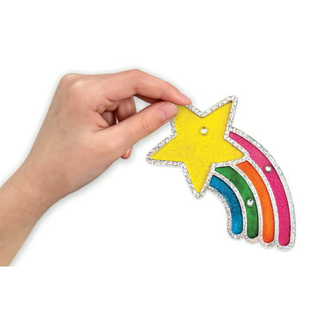 Creativity for Kids Easy Sparkle Window Art- Child, Beginner Craft Kit for Boys and Girls