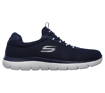 Skechers Men's Summits Training Sneakers (Wide Width Available), Navy, 11.5