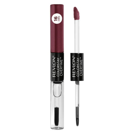 Revlon ColorStay Overtime Moisturizing Shine Lipstick with Vitamin E, Relentless RaisinRelentless Raisin,