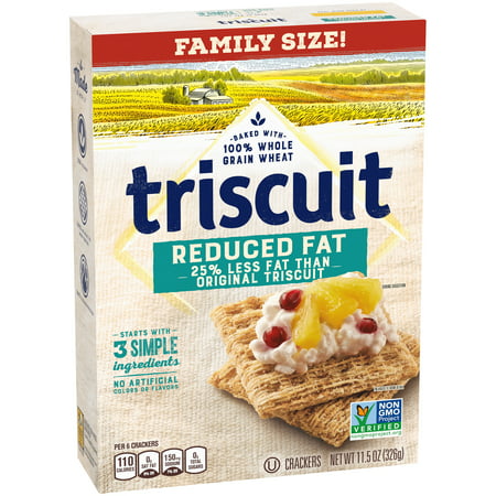 Triscuit Reduced Fat Whole Grain Wheat Crackers, 11.5 oz