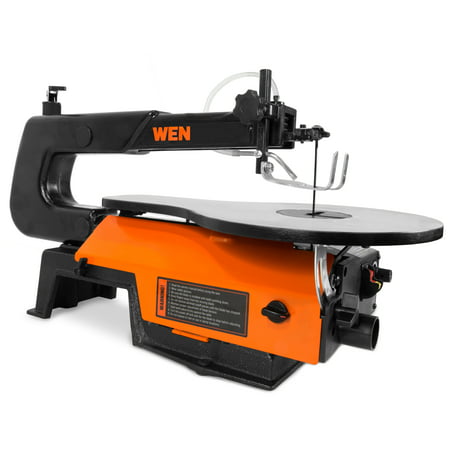 WEN 16-inch Variable Speed Scroll Saw with Easy-Access Blade Changes, 3922