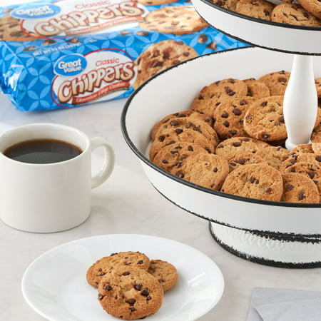 Great Value Classic Chippers Chocolate Chip Cookies, 13 oz