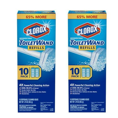 Clorox Toilet Wand Refill 10 ct 2 pack