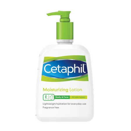 Cetaphil Moisturizing Lotion for All Skin Types, Fragrance-Free, 20 fl. Oz.