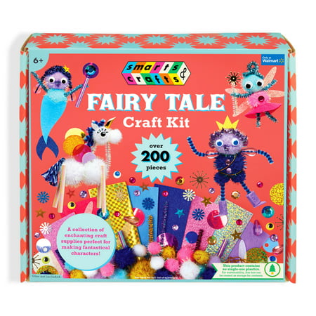 Smarts & Crafts Fairy Tale Craft Kit, 200+ Pieces, For Kids Ages 6+