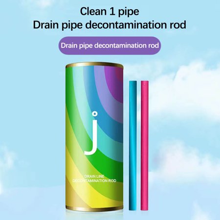 household cleaning Pipe Cleaning Stick Household Sterilization Deodorant Toilet Toilet Kitchen Floor Sewer Cleaning Dredging Agent Multicolour One Size